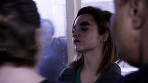 Female Teen is Overwhelmed by Female Inmates