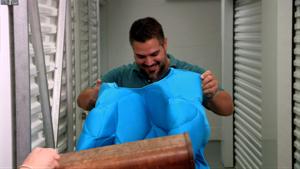 Yorgen and Christian's Blue Muscle Suit